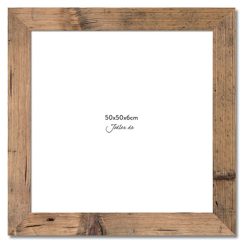 Altholzbilderrahmen 50x50|6cm